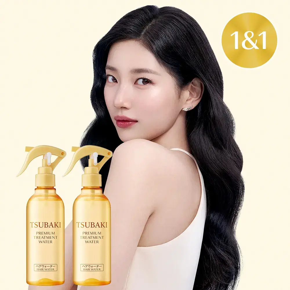 [ 더블 기획/한정 기획] 츠바키 프리미엄 트리트먼트 워터 210ml 더블 기획
